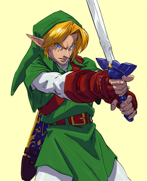 The Legend Of Zelda Oot Link Link Zelda Art Zelda Tattoo Botw Zelda