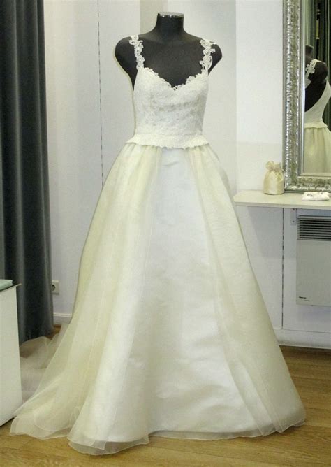 molene collection 2015 robe de mariée en soie et dentelle corsage structuré en satin