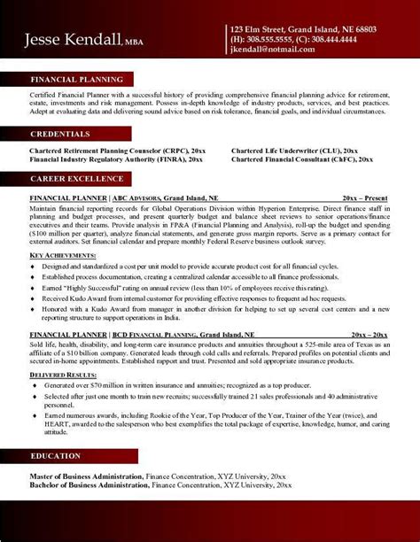 So, write a financial advisor resume job profile with a difference: Financial Advisor Resume Example (With images) | Job ...