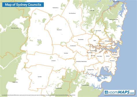 Printable Map Of Sydney Suburbs Free Printable Maps