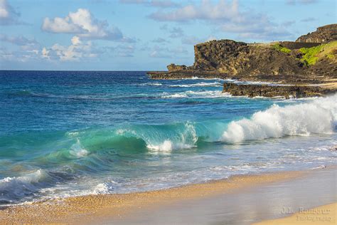 Pacific Ocean View From Sandy Beach Oahu Hawaii Flickr