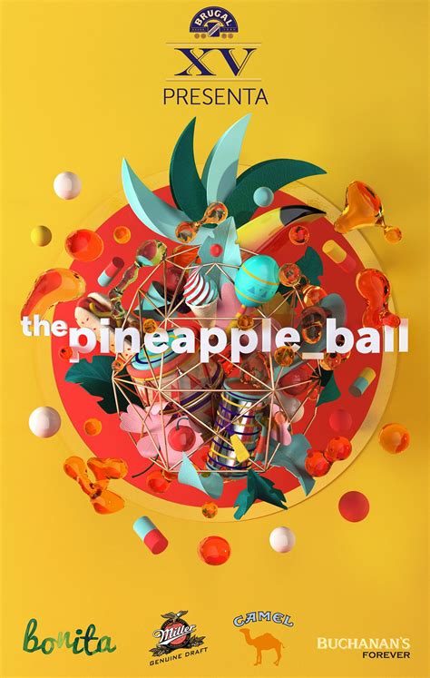 The Pineapple_ball Music Festival on Behance | Festival illustration, Music festival, Festival