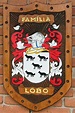 Brasão da família Lobo - entalhado em Madeira - Pica-pau Entalhes ...