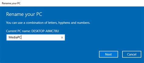 How To Change Computer Name In Windows 10