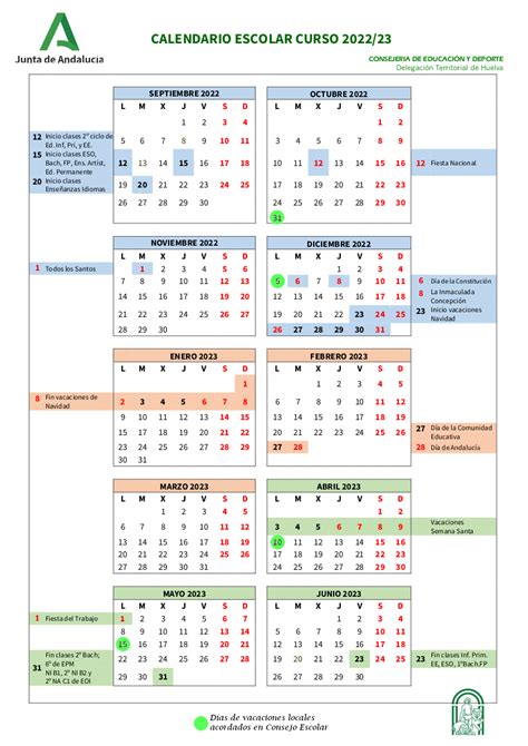 Calendario Escolar 2022 2023 Pdf Andalucia Mapa Imagesee Aria Art