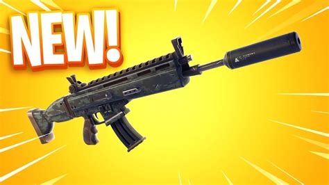 The New Suppressed Scar Assault Rifle In Fortnite Youtube