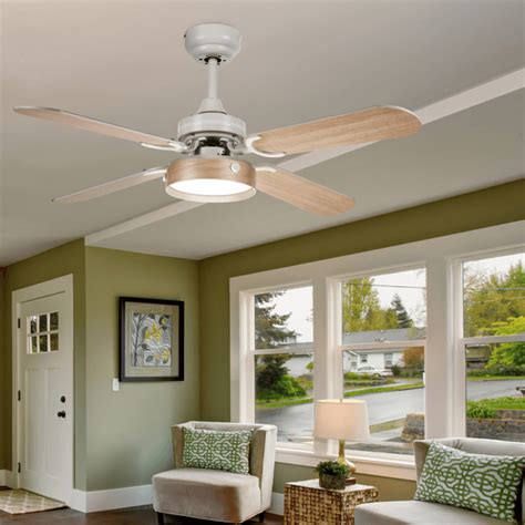 The Boréal White Fan Is A Fan Designed For A Living Room