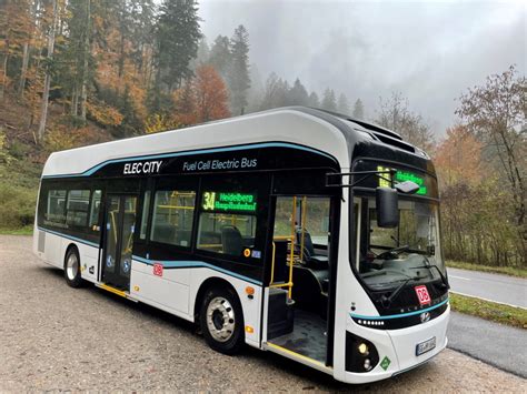 VRN 100 Prozent Emissionsfrei Rhein Neckar Bus Erprobt Wasserstoffbus