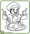 99 DIBUJOS DE COCINEROS Y CHEFS ® Imágenes para colorear