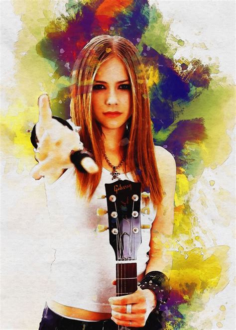 Smudge Of Avril Lavigne Poster By The Poster Displate