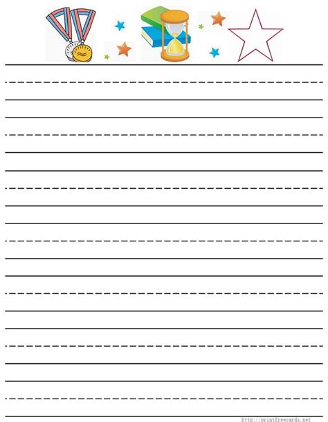 Printable Writing Template For Elementary Students Printable Templates