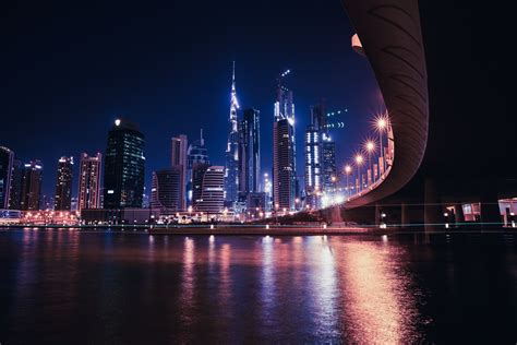 Concrete Buildings Dubai United Arab Emirates Skyscrapers Hd