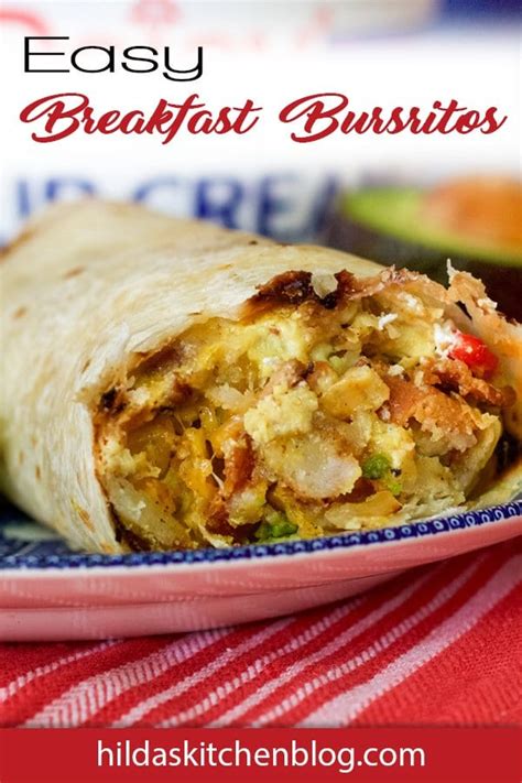 Mexican Breakfast Burrito Recipe Hildas Kitchen Blog