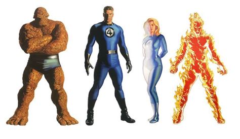 Fantastic Four By Alex Ross Marvel Characters Art Alex Ross Marvel