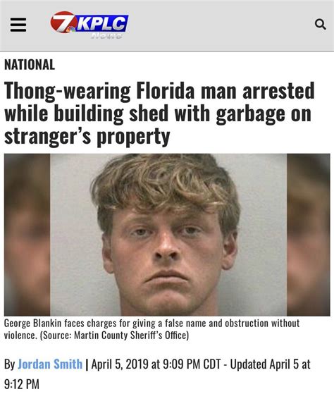 Florida Man In 2020 Florida Man Meme Florida Funny Funny News Headlines