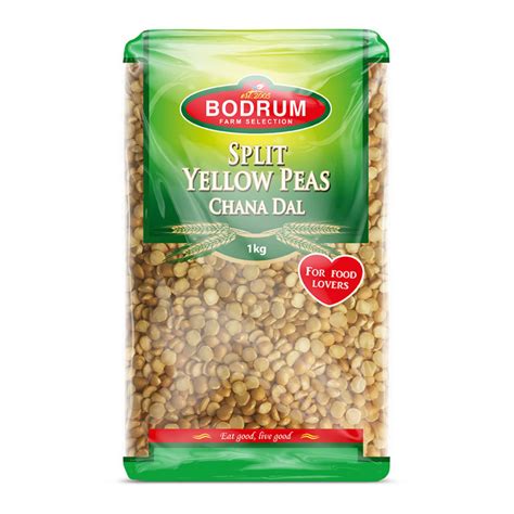 Bodrum Yellow Split Peas 1kg London Grocery