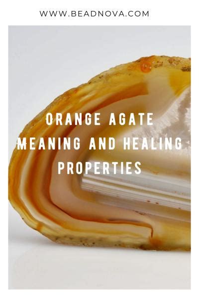 orange agate meaning healing properties and uses beadnova