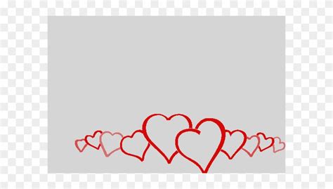 Heart Frame Clip Art Black And White Hearts Border Heart Border