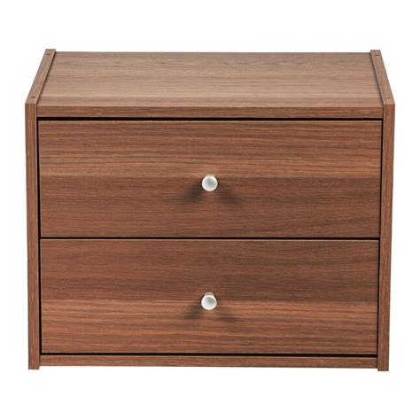 Iris Storage Brown 2 Drawer Chest At