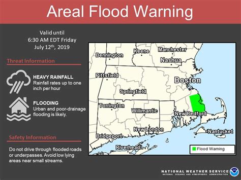 Flood warning issued for Southeastern Massachusetts - masslive.com