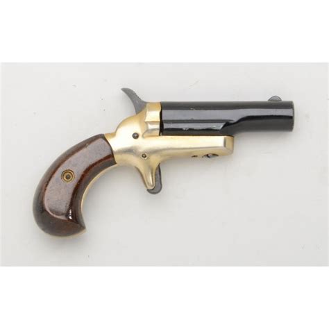 Modern Colt Single Shot Derringer 22 Short Cal 2 12” Barrel Black And Nickel Finish Wood Gr