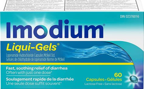 Imodium Liquid Gels 60s Health And Household