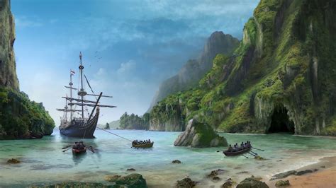Pirate Ship Wallpapers For Desktop 65 Images