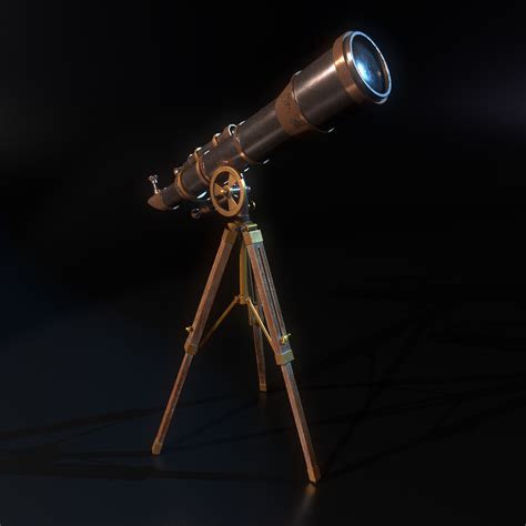 Artstation Steampunk Telescope