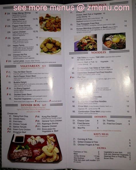 This is a review for chinese restaurants in billings, mt: Online Menu of Tao New Asian Restaurant, Billings, Montana ...