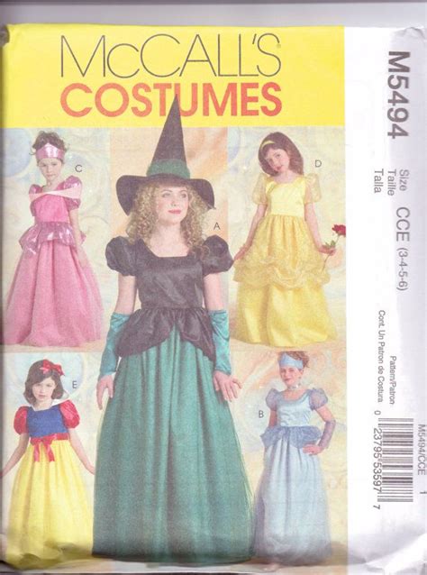 New Mccalls Pattern Halloween Costume Girls By Purrfectstitchers 500