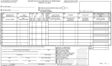 Form Onrr 2014 Fill Out Sign Online And Download Printable Pdf