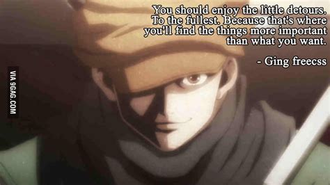 Check spelling or type a new query. A beautiful quote from Ging Freecss from Hunter X Hunter :) - 9GAG