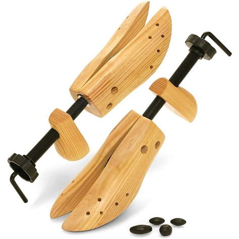 Shoe Stretcher Men Women Wooden Shoes Tree Shaper Rack Wood Adjustable