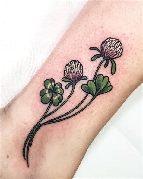 Lucky Four Leaf Clover Tattoos The Testimony Of Love 2019 Tattoos