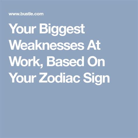 Your Biggest Weaknesses At Work Based On Your Zodiac Sign Independent