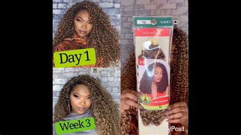 1 Month Update On Outre Synthetic Hair Crochet Braids X Pression Braid 4 In 1 Loop Bohemian