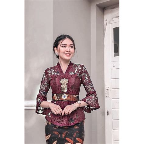 kebaya dress traditional bali indonesian traditional dress etsy