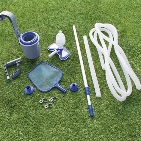 The Bestway Deluxe Swimming Pool Cleaning Kit Is A Great Addition To