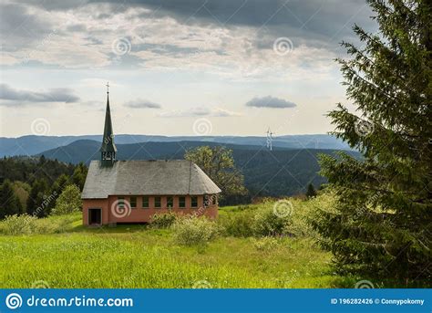 The St Pius Chapel On The Mountain Kandel Near Freiburg Black Forest