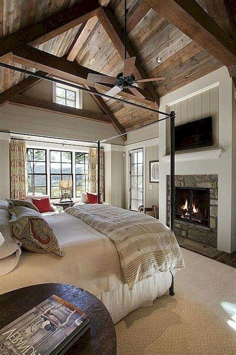 29 Marvelous Modern Rustic Master Bedroom Design Ideas
