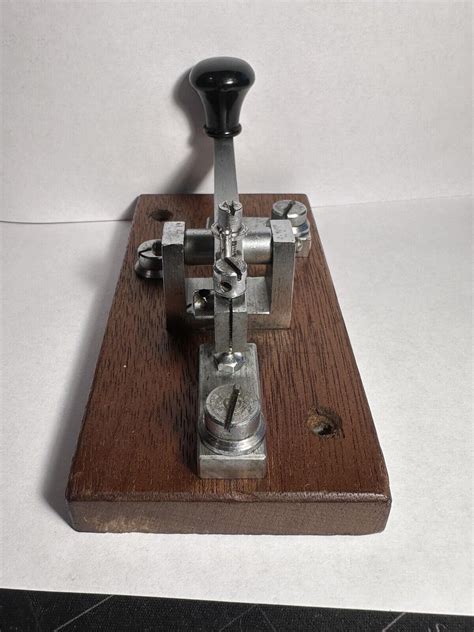 Vintage Morse Code Telegraph Key Walters Electrical Mfg Co Ltd Ebay