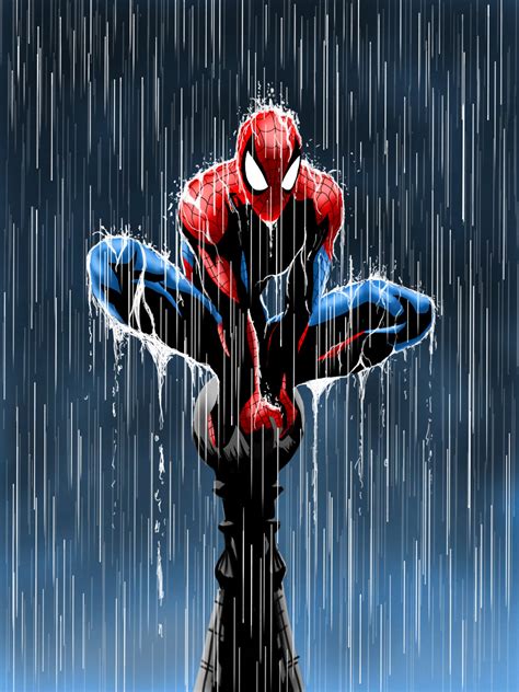 Spiderman Cartoon Drawing Face