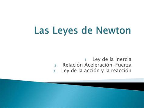 Ppt Las Leyes De Newton Powerpoint Presentation Free Download Id