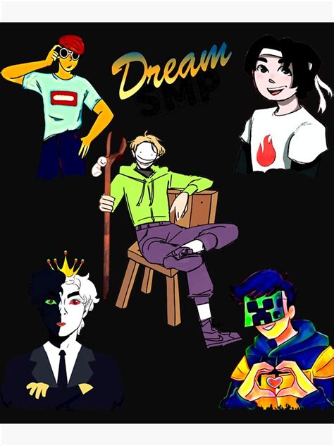 Dream Smp Cartoon 2022 Dream Smp Lovers Photographic Print By