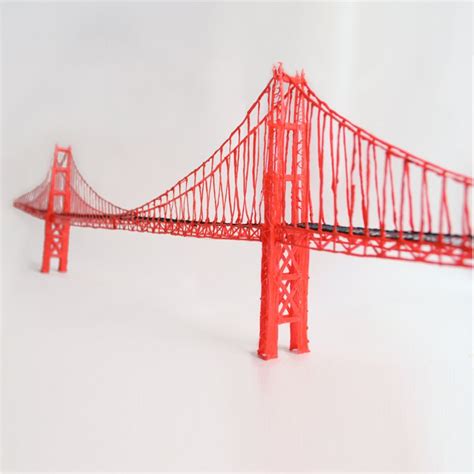 Exquisite design, excellent packing, elegant and luxury gift pen for writers, creative types, artist, also dear friends and loved ones. Golden Gate Bridge - 3D Pen Creation Library