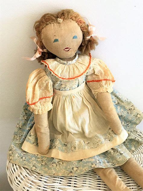 Antique Handmade Rag Doll Rag Dolls Handmade Vintage Dolls Rag Doll