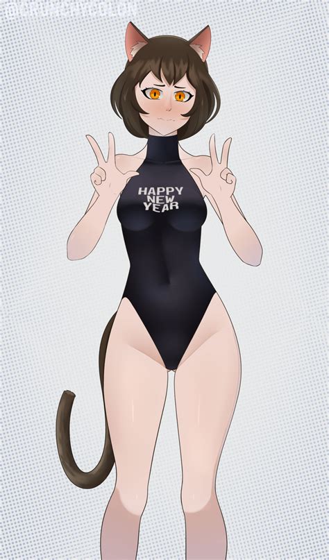 Cat Girl Swimsuit By Leoslayer666 On Deviantart