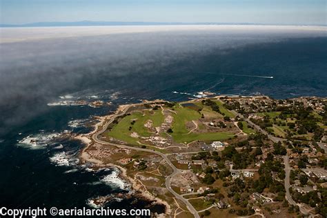 Aerial Photograph Of Pacific Grove Golf Links Pacific Grove Monterey