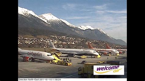 Innsbruck Airport Lowi Webcam Timelapse Youtube