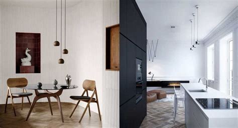 Two Photographs Side By Side One Shows A Kitchen And The Other Shows A